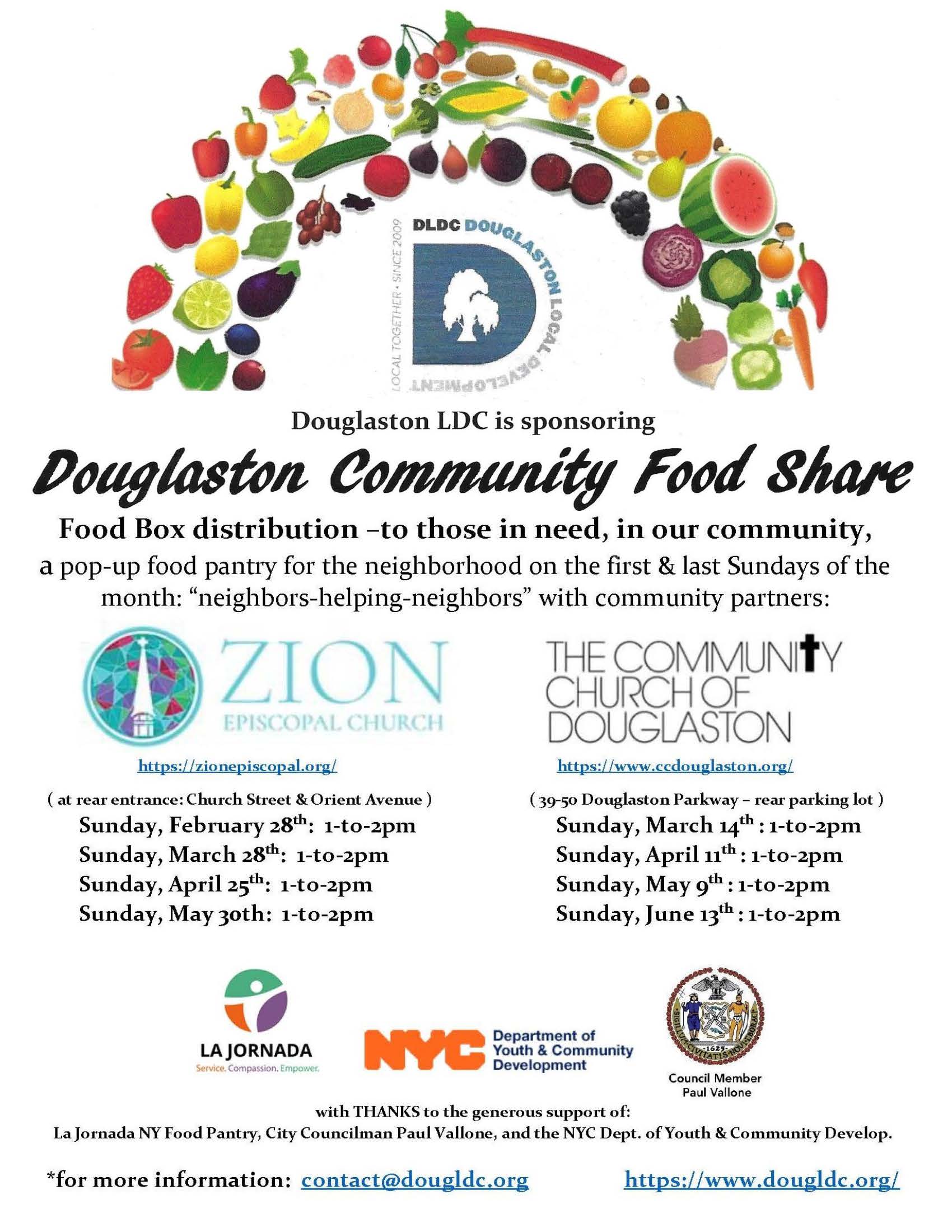 Douglaston Community Food Share @ Zion Episcopal Church