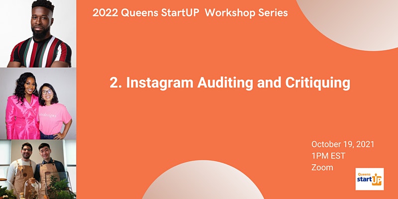 Instagram Page Audit Workshop @ Zoom webinar