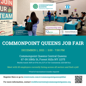 Commonpoint Queens Job Fair @ Commonpoint Queens Central Queens