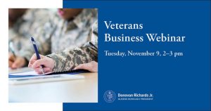 Borough President Richards Hosts a Veterans Business Webinar @ online event
