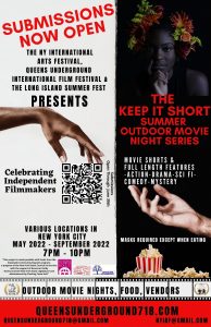 The Keep It Short Summer Outdoor Movie Nights Series - Submissions Open! @ TBA - Multiple Queens, NY Locations