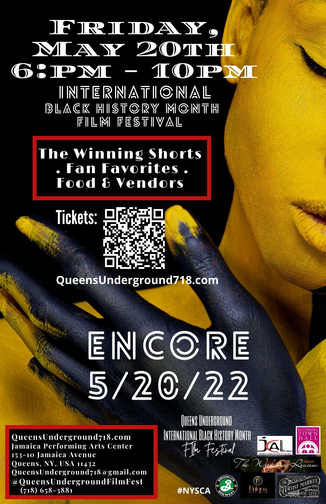 Encore Film Festival In May @ The Jamaica Performing Arts Center