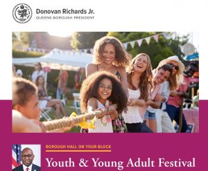 Queens Borough President Donovan Richards Jr. Hosts a Festival for Youth and Young Adults @ Cabell Park