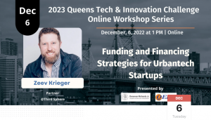 Funding and Financing Strategies for Urbantech Startups @ Virtual Online