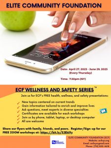ECF Wellness and Safety Series @ Zoom