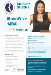 Amplify Queens Streetwise MBA Program @ ROCKAWAY DEVELOPMENT &amp; REVITALIZATION CORPORATION