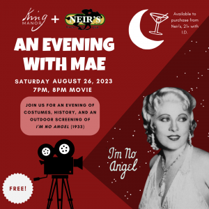 An Evening with Mae @ King Manor Museum
