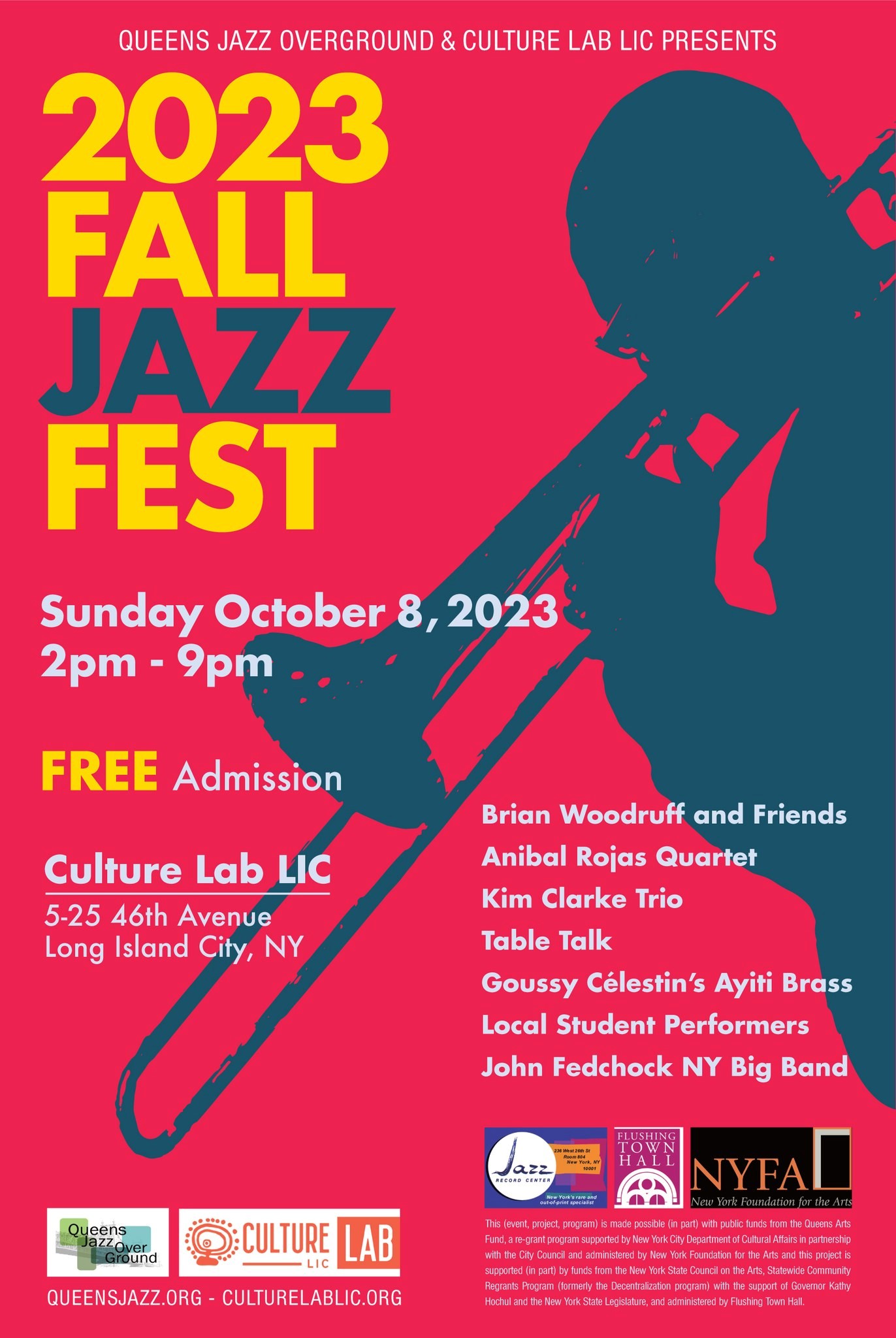 2023 Fall Jazz Fest @ Culture Lab LIC