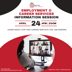 New York Urban League Employment & Career Services Virtual Information Session @ Zoom